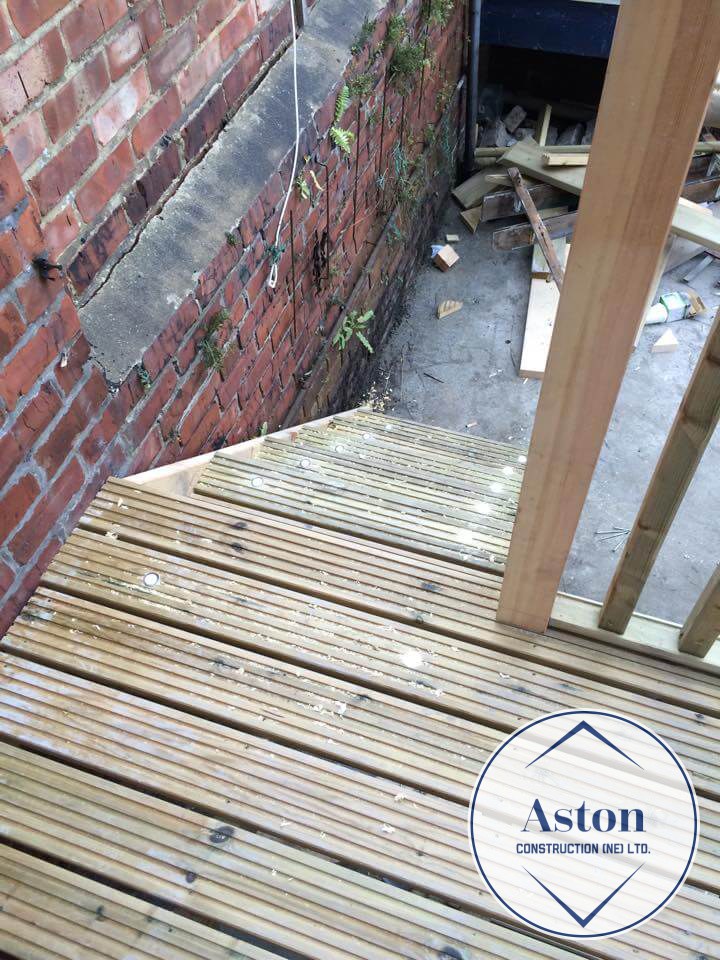 Raised Decking Aston Construction (NE) Ltd.