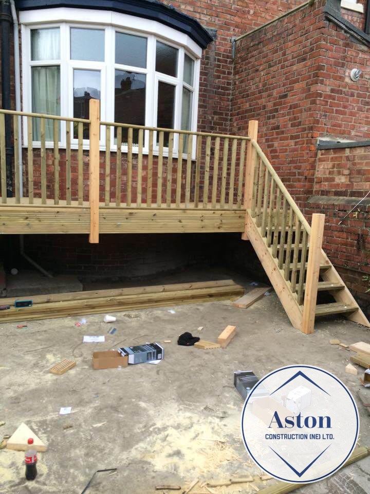 Raised Decking Aston Construction (NE) Ltd.