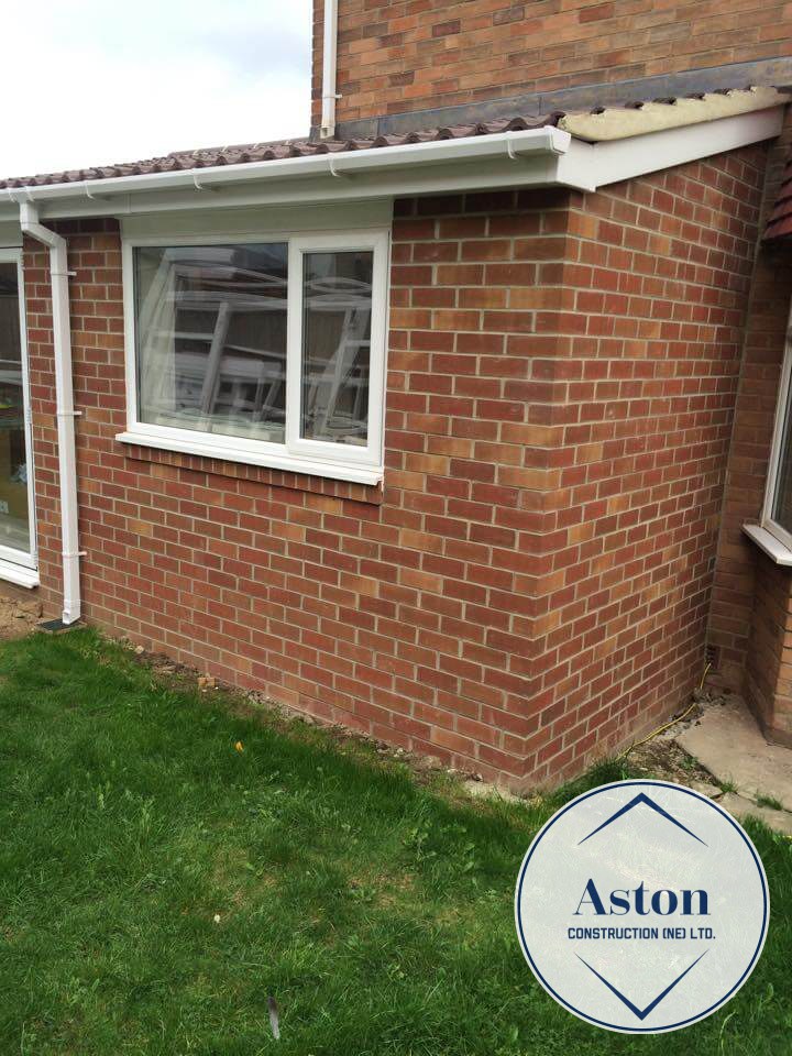 Rear/Side Kitchen Extension with UPVC Bifolds Aston Construction (NE